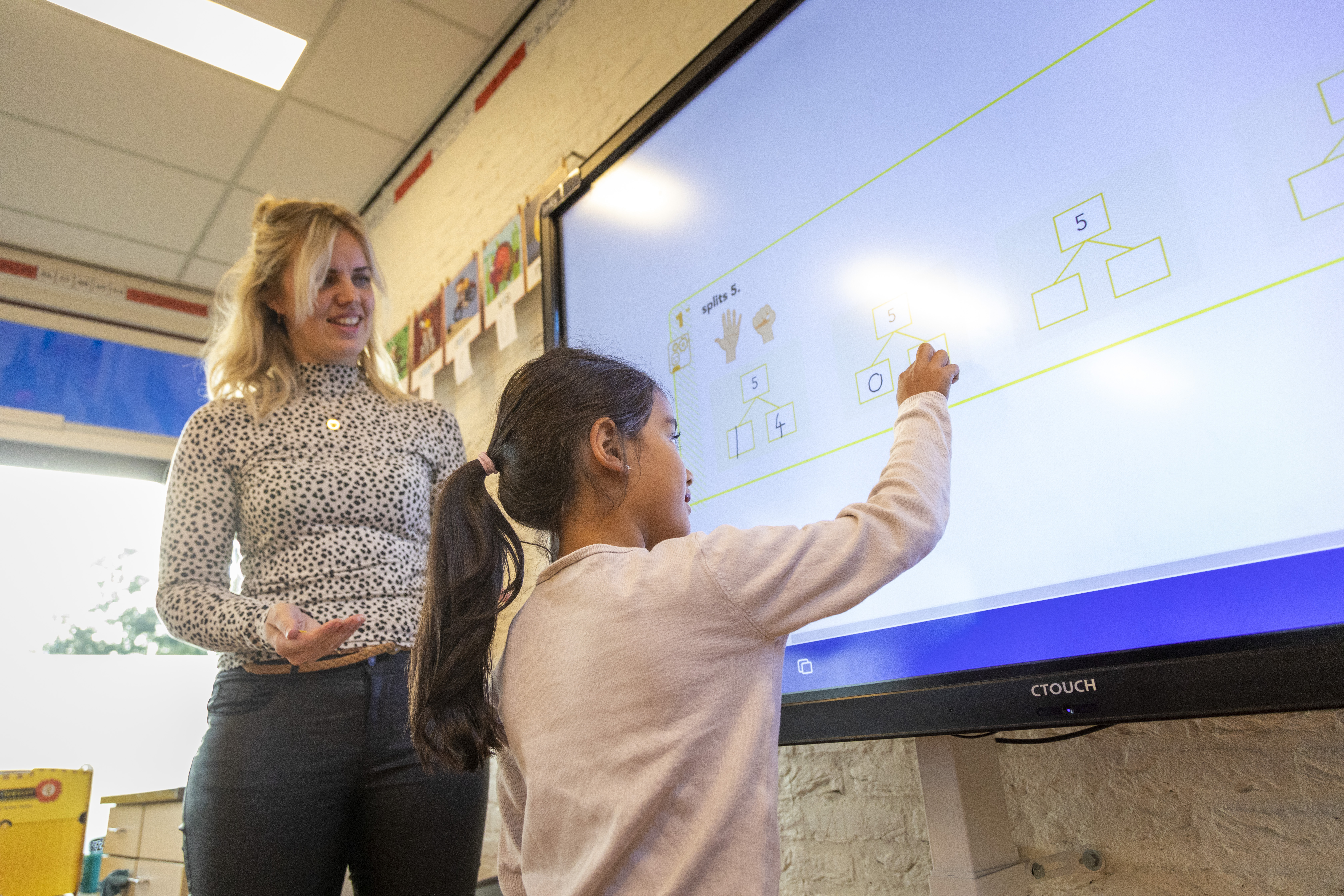 3 Meisje Nanda Digibord