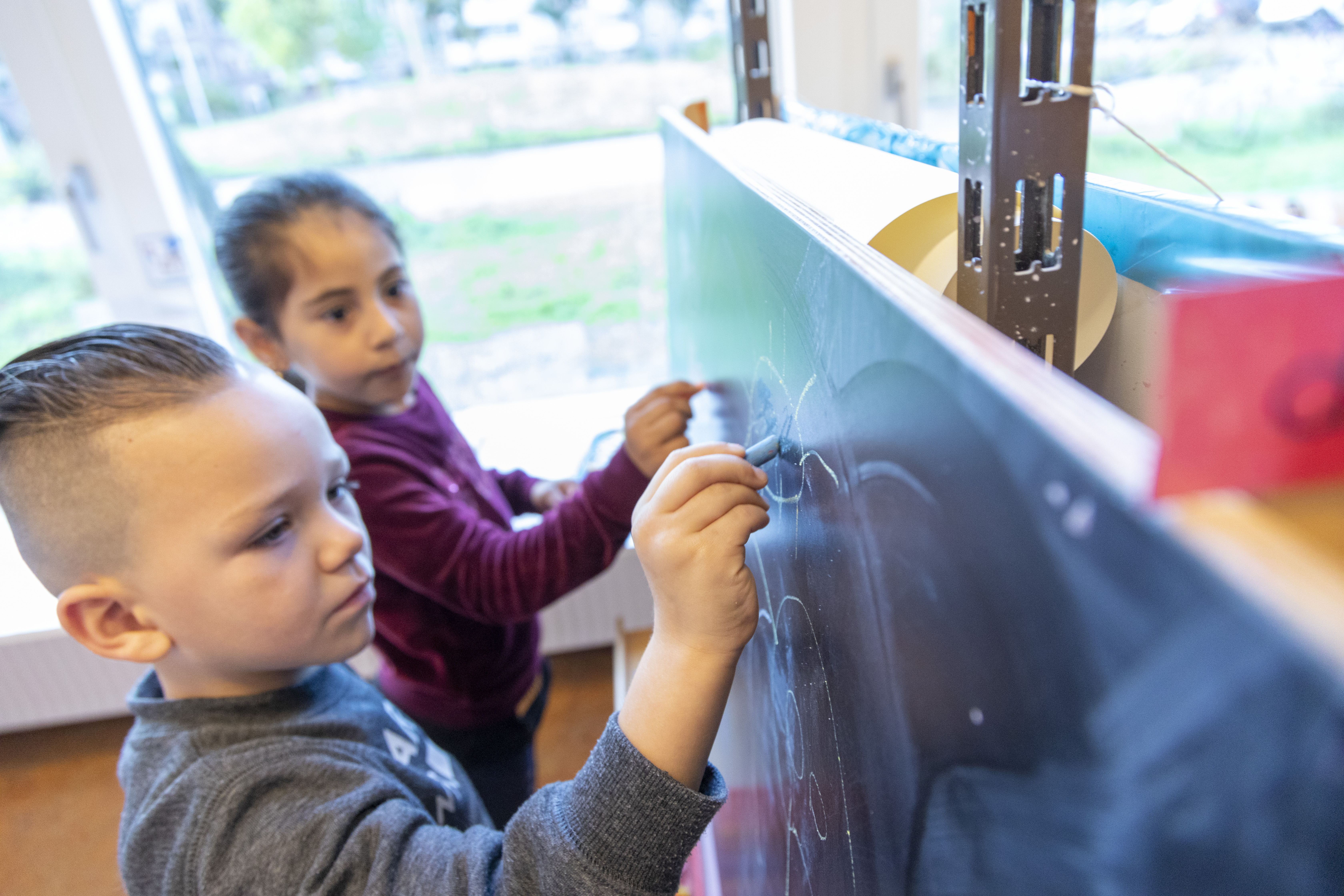 Kleuters 2 Ll Krijttekening