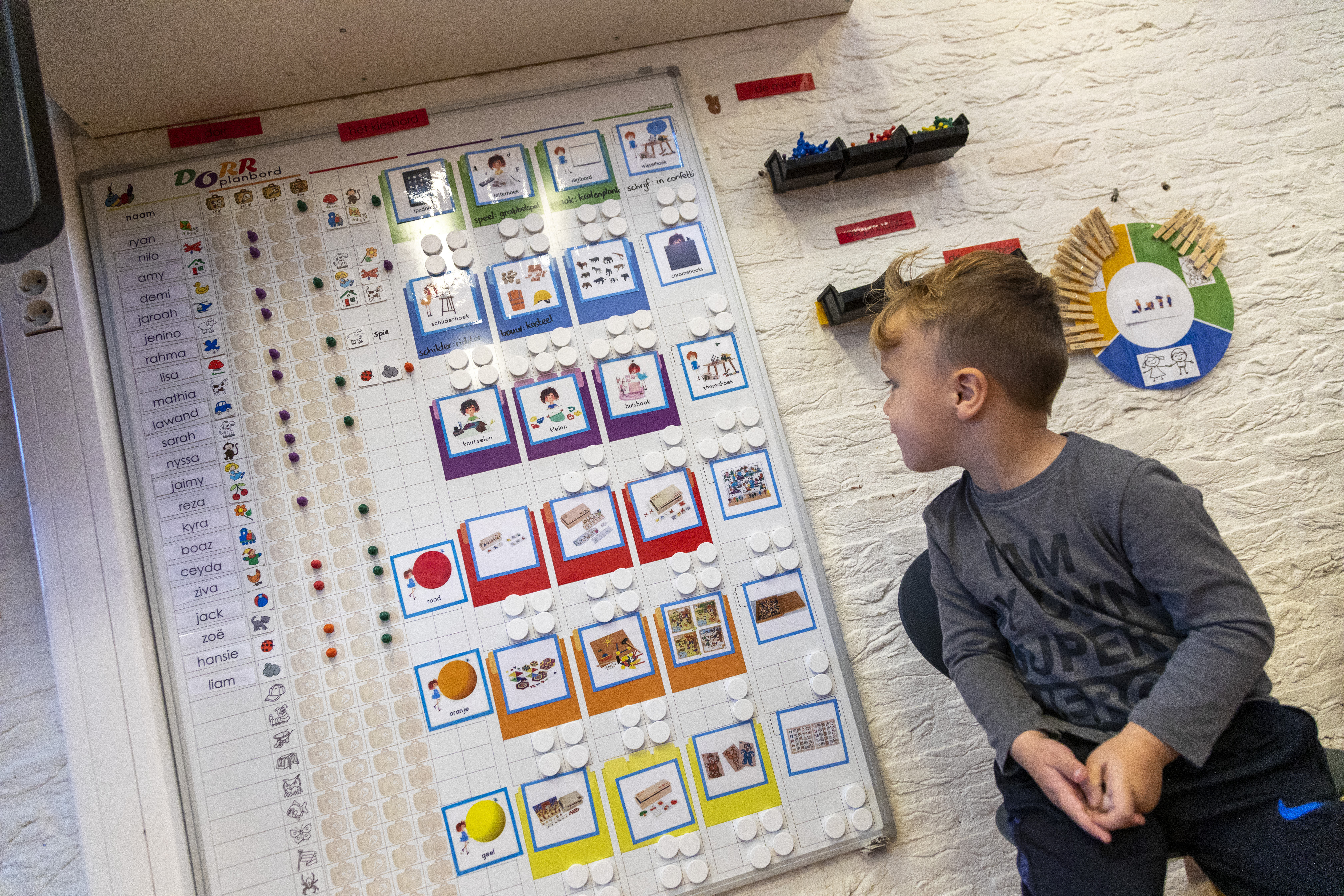 Kleuters Dorrbord 1 Jongen